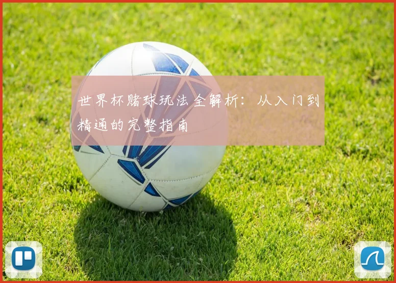 世界杯赌球玩法全解析:从入门到精通的完整指南